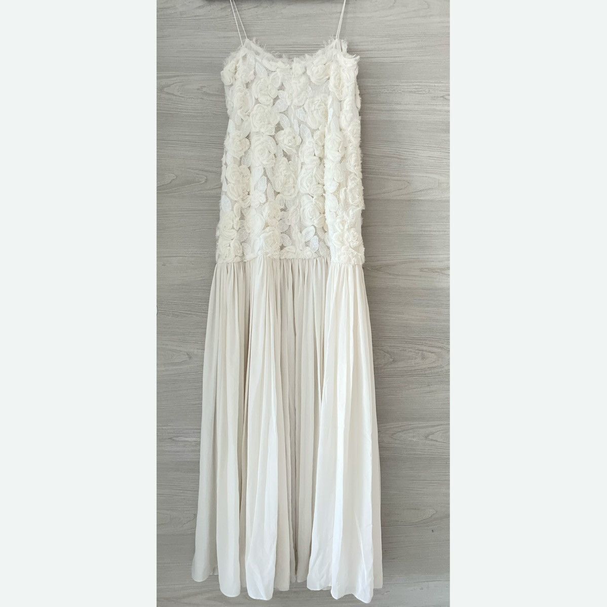 ALEXIS Alexis Floral White Maxi Dress Size S / US 4 / IT 40 - 8 Thumbnail