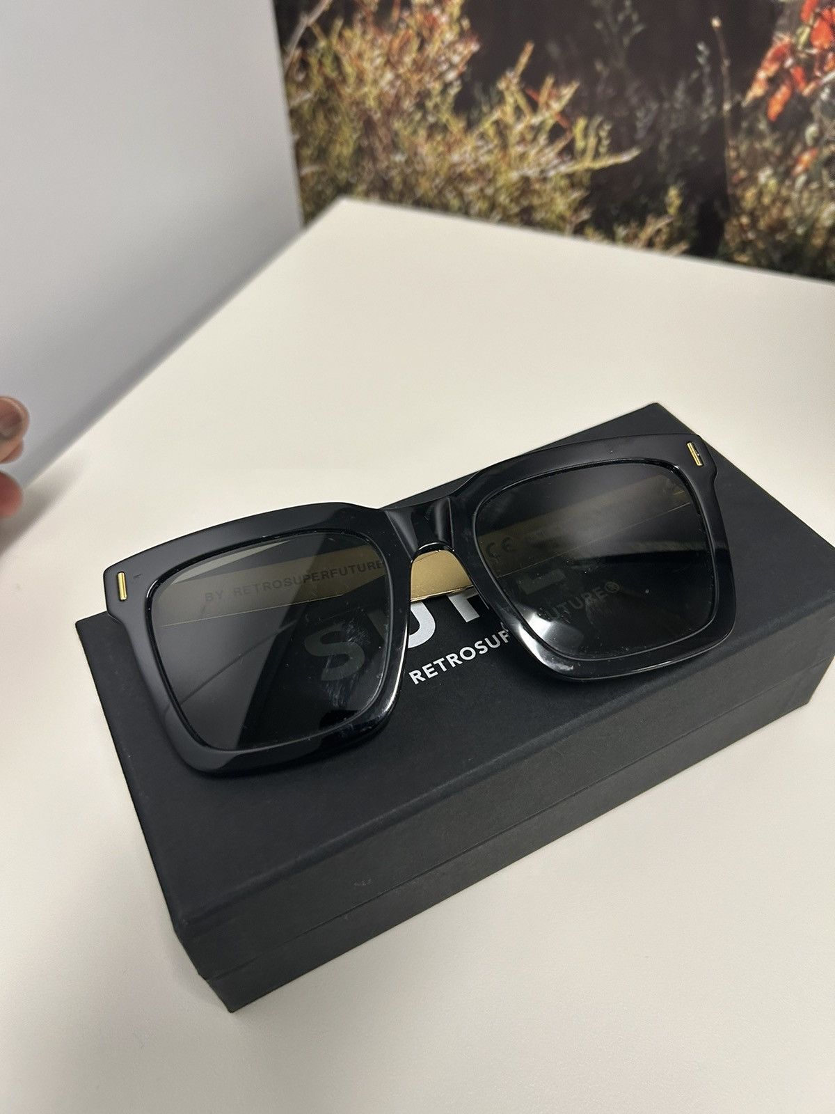 Retrosuperfuture Aalto Francis Black Gold Size ONE SIZE - 5 Thumbnail