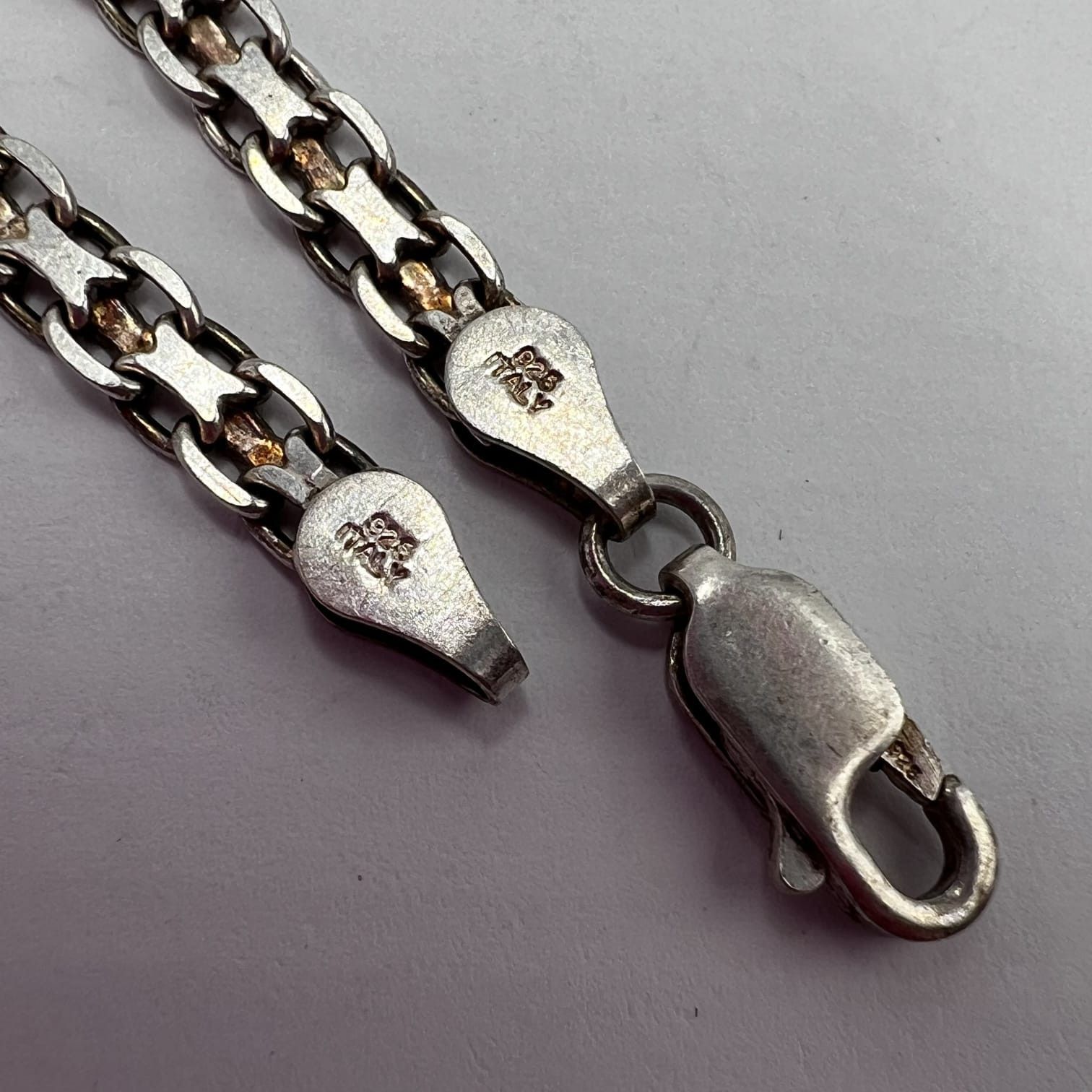 Sterling Silver Vintage 925 Sterling Silver Bracelet Italy Jewelry 4.4g Size ONE SIZE - 3 Thumbnail