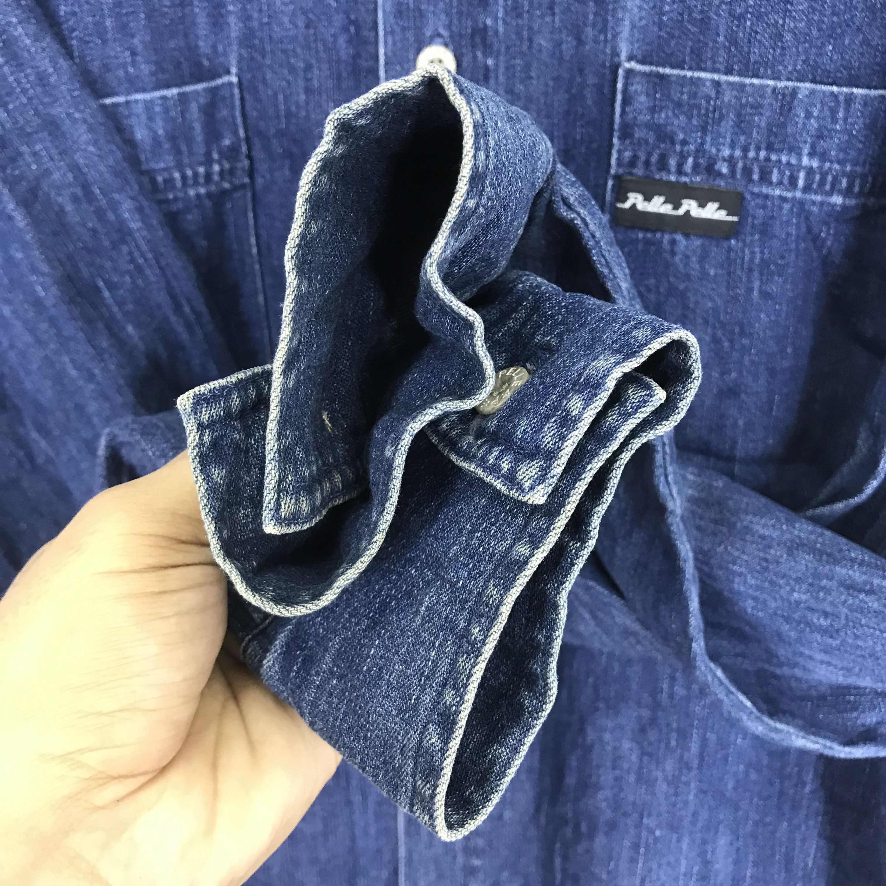 Marc Buchanan Vintage Pelle Pelle Marc Buchanan Indigo Blue Jeans Hip Hop Size US L / EU 52-54 / 3 - 7 Thumbnail