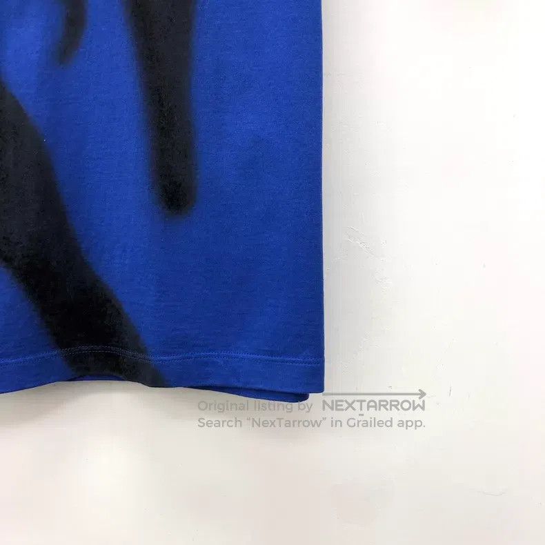 Maison Margiela Maison Margiela Dark blue tie-dyed printed cotton round-ne Size US S / EU 44-46 / 1 - 4 Thumbnail