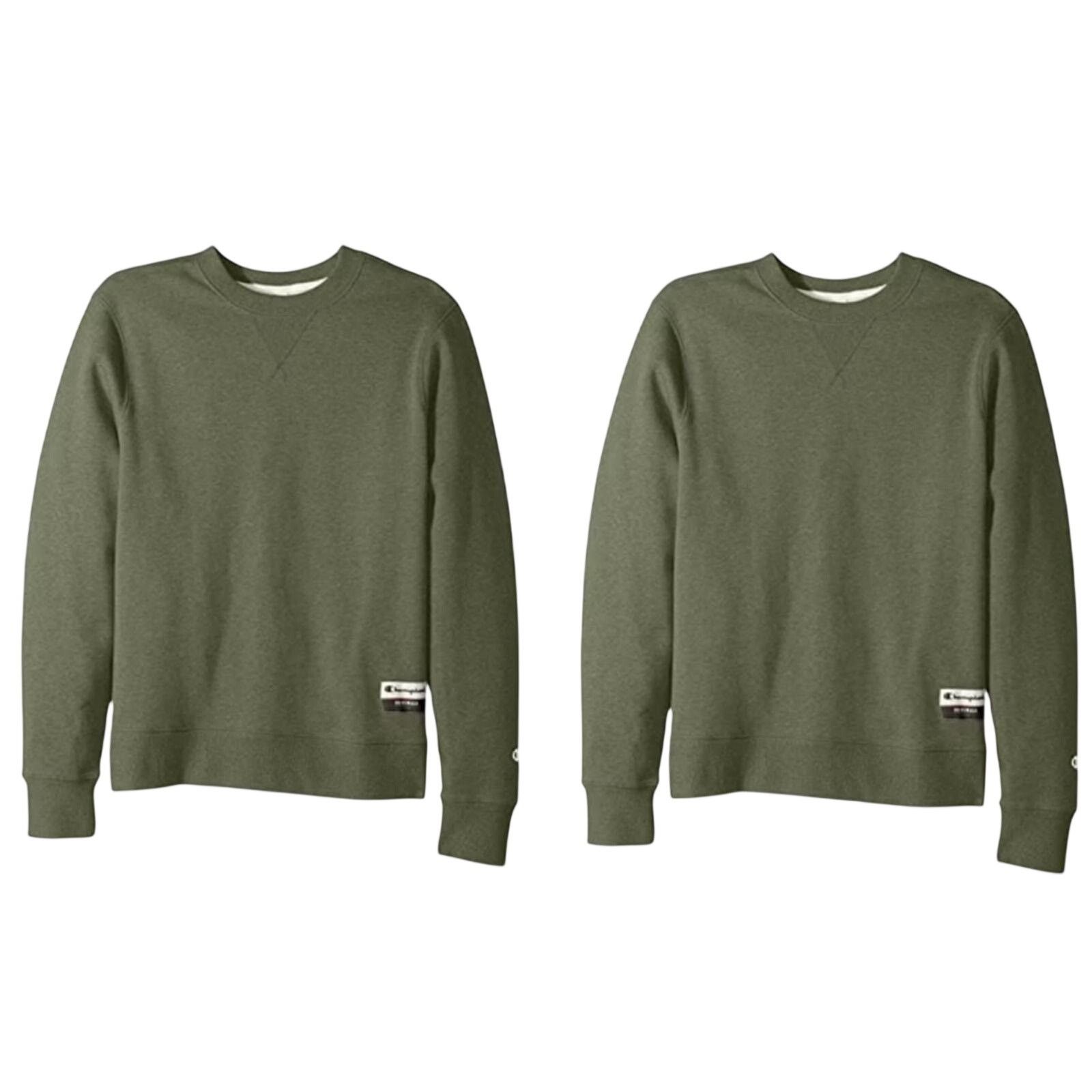 Champion 2 New Champion Mens Medium Sueded Fleece Pullover Sweatshirt Size US M / EU 48-50 / 2 - 1 Thumbnail
