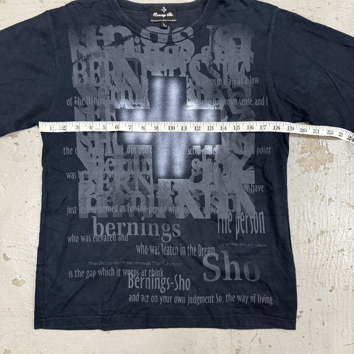 14th Addiction Bernings-sho Poem Gothic Riot Punk Tee Size US L / EU 52-54 / 3 - 5 Thumbnail