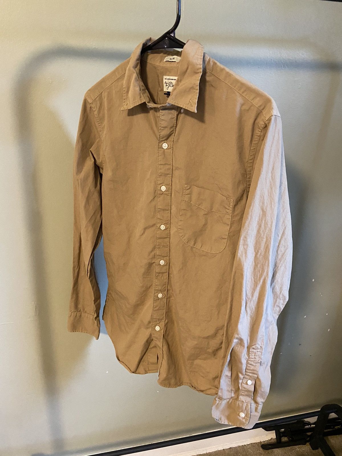 Light Brown J. Crew Button Up Shirt