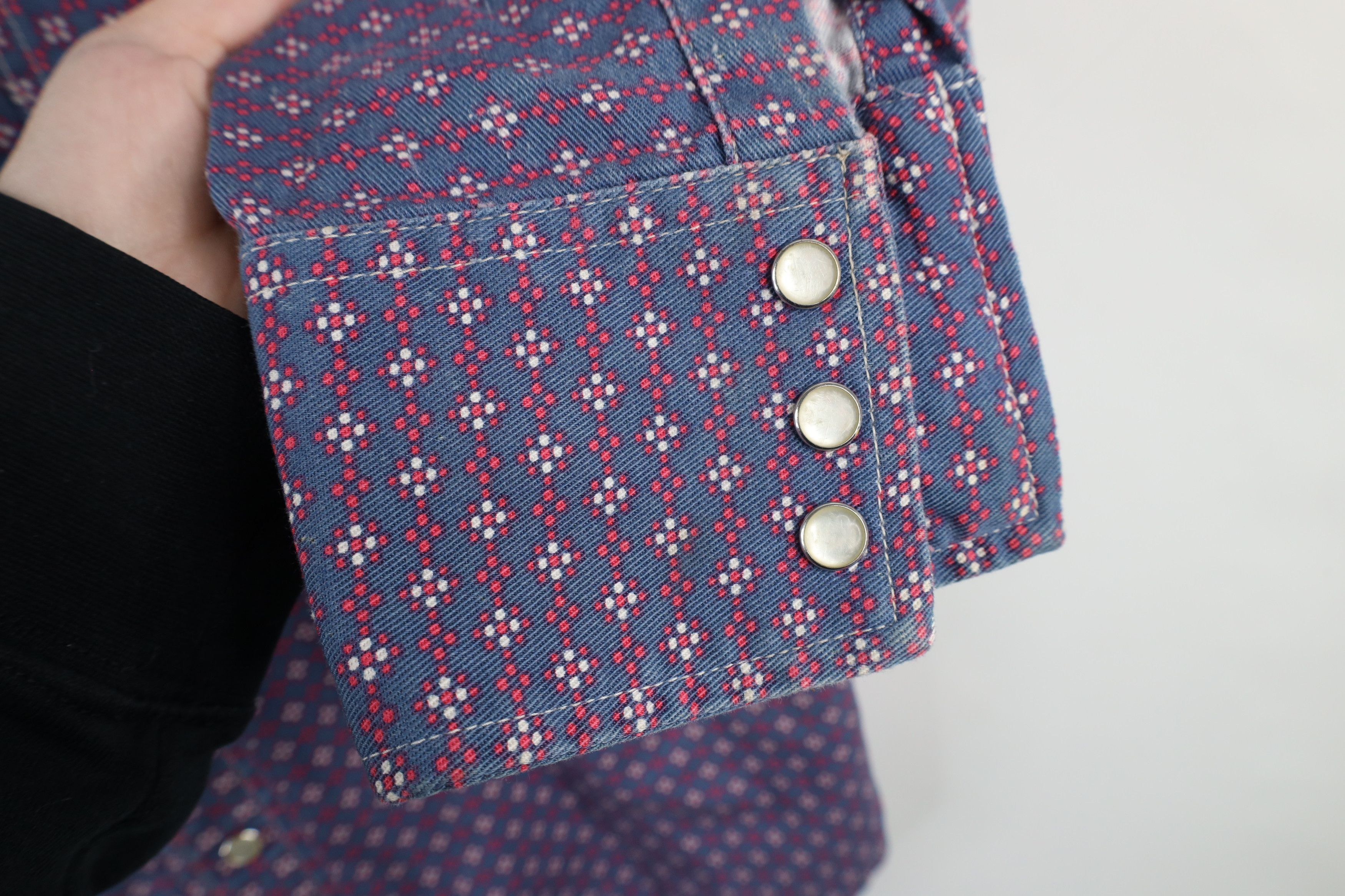 Vintage × Wrangler Wrangler FR 20X Fire Flame Resistant Snap Button Shirt Size US M / EU 48-50 / 2 - 5 Thumbnail