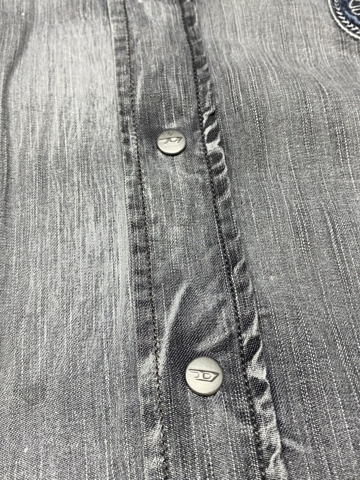 Diesel Diesel vintage western style cowboy denim shirt buttons up Size US M / EU 48-50 / 2 - 9 Thumbnail