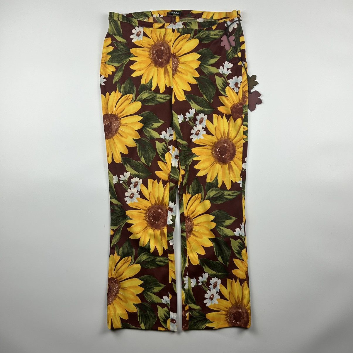 Dolce & Gabbana Dolce & Gabbana Sunflower Pants Size 28" / US 6 / IT 42 - 1 Thumbnail