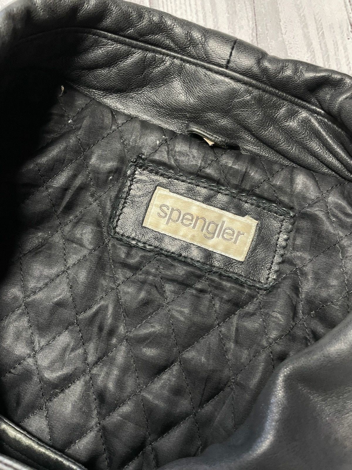 Vintage Vintage Leather jacket parka coat wit belt size M-L Size US L / EU 52-54 / 3 - 3 Thumbnail