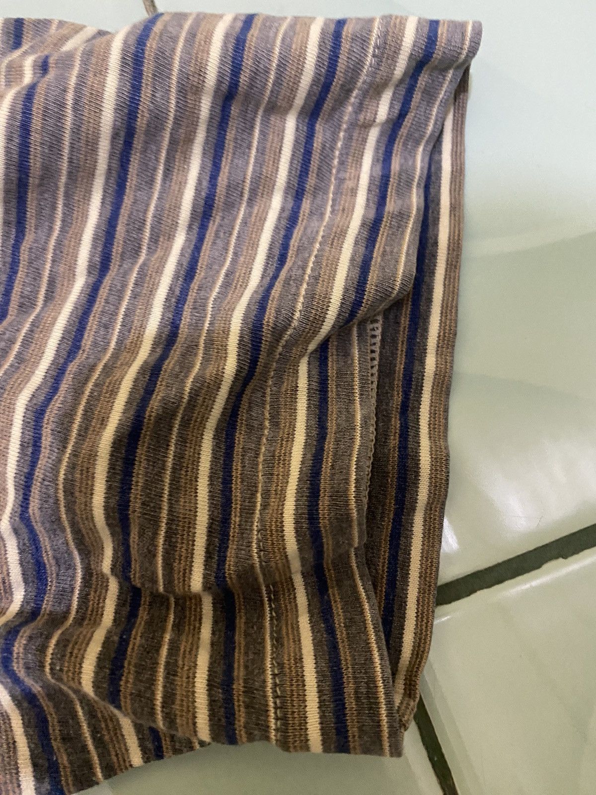 Vintage RARE 💎 Vintage 80s Bronze Age Skate Wear Stripes Tee Size US L / EU 52-54 / 3 - 5 Thumbnail