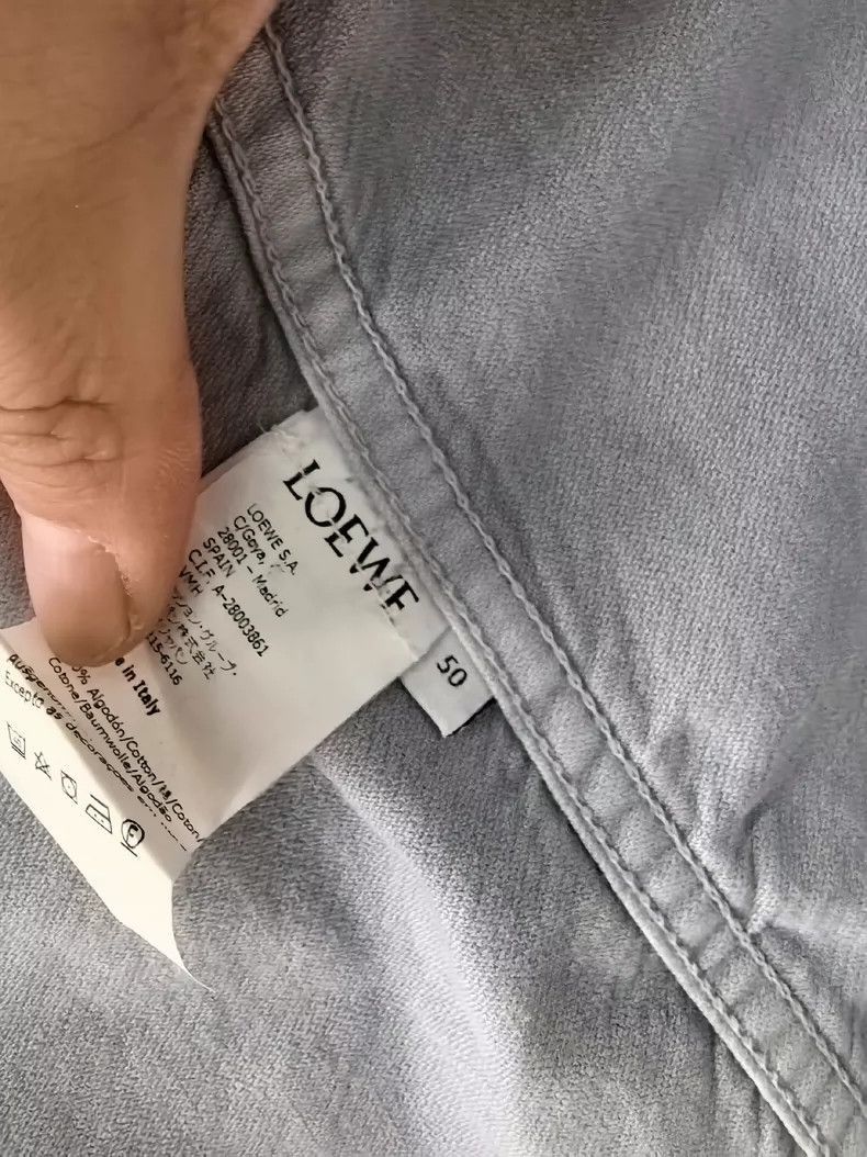 Loewe loewe denim shirt with contrasting pockets-2507 Size US M / EU 48-50 / 2 - 4 Thumbnail