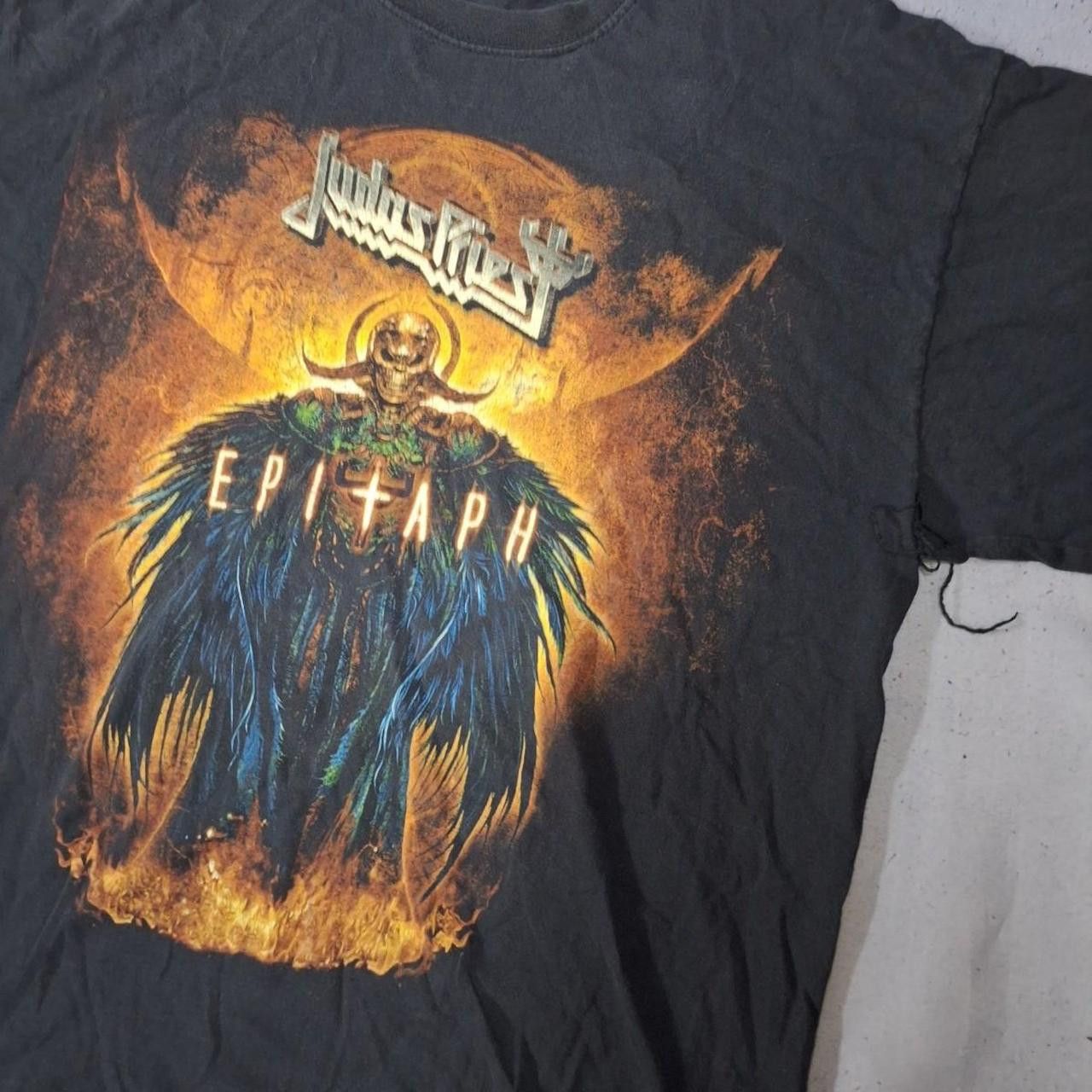 Fruit Of The Loom Black Judas Priest Epitaph Tour T-Shirt #metal #rock Size US L / EU 52-54 / 3 - 2 Thumbnail