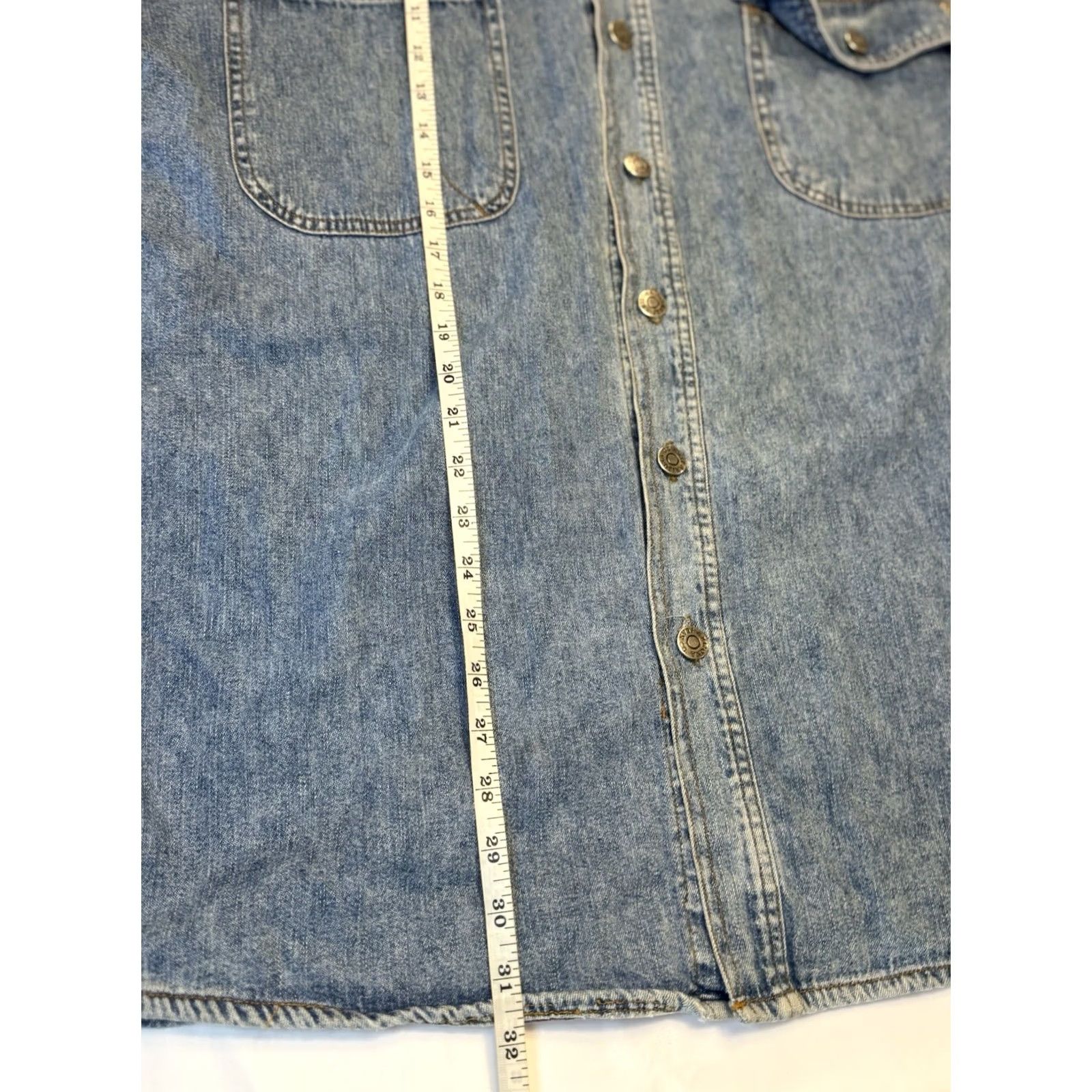 Vintage VINTAGE Arizona Jeans Co Denim Jacket Bomber Lined Corduroy Collar Mens Large Blue 90s USA Jacket Size US 33 - 7 Thumbnail