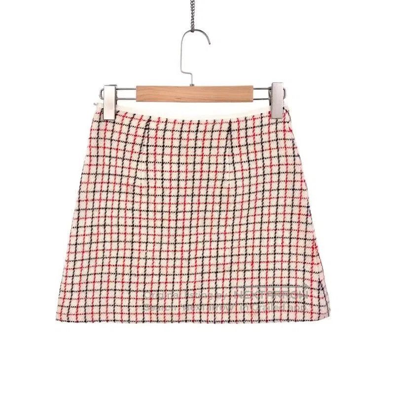 Miu Miu Miu Miu Multicolor Wool Women's Skirt . Size 26" / US 2 / IT 38 - 1 Thumbnail