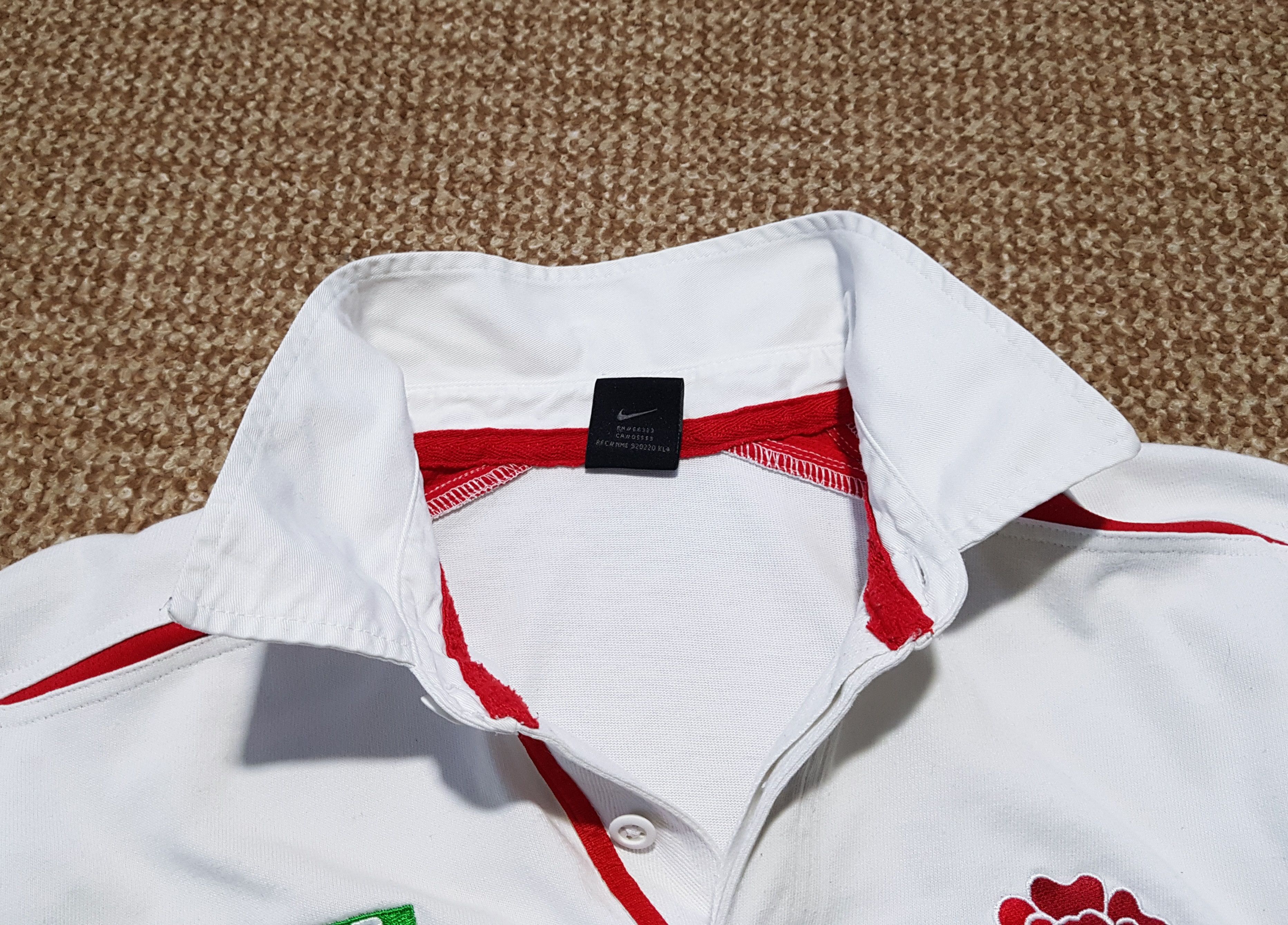 Nike Nike England Rugby Shirt World Cup 2003 Jersey Long Sleeve Size US XL / EU 56 / 4 - 12 Thumbnail