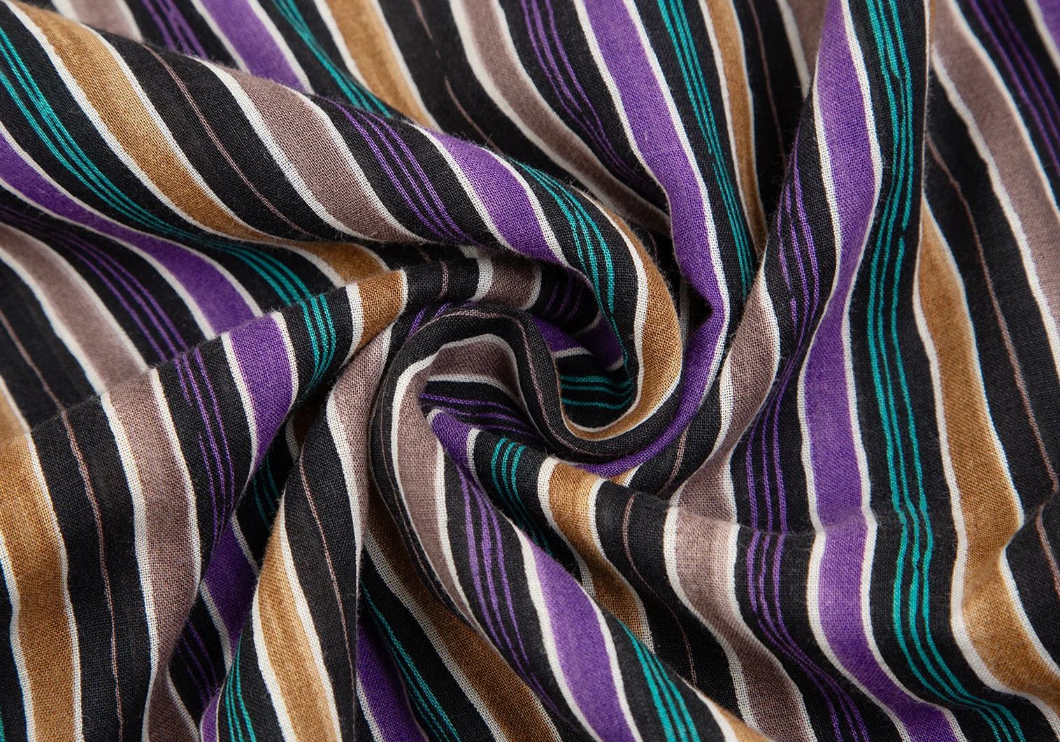 Issey Miyake Cotton Stripe Short Sleeve Shirt Multi M Size US M / EU 48-50 / 2 - 16 Thumbnail