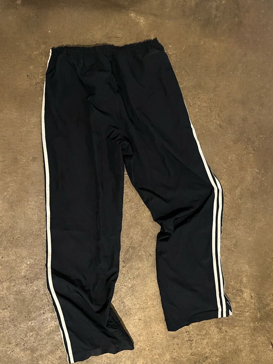 Adidas Black and White Adidas Track Vintage Pants Size US 31 - 2 Thumbnail
