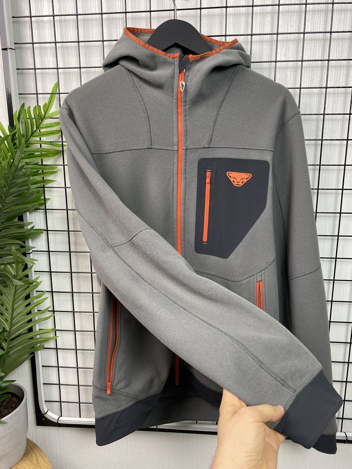 Other Dynafit lightweight Hoodie Fleece Jacket Men Grey Size US M / EU 48-50 / 2 - 8 Thumbnail