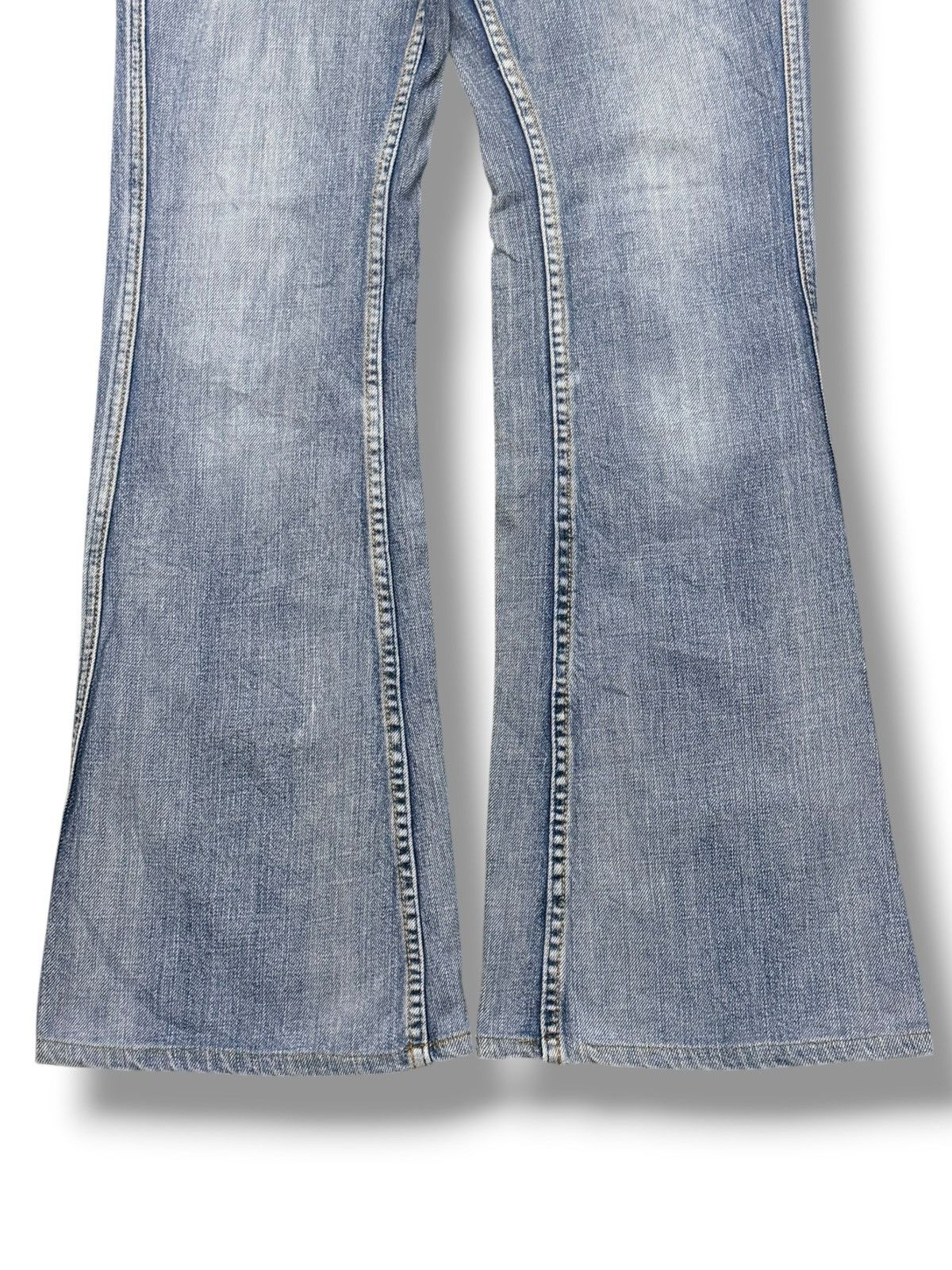 Japanese Brand Vintage Brappers Japan Denim Jeans | Y2K Bootcut Flare | W30 Size 30" / US 8 / IT 44 - 6 Thumbnail