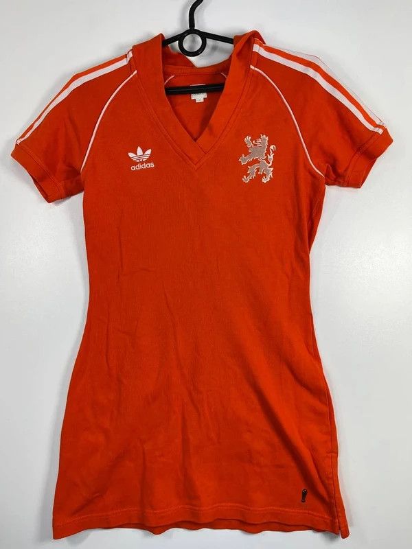 Adidas Netherlands Adidas Originals V Neck Dress Football Sz S Size S / US 4 / IT 40 - 1 Thumbnail