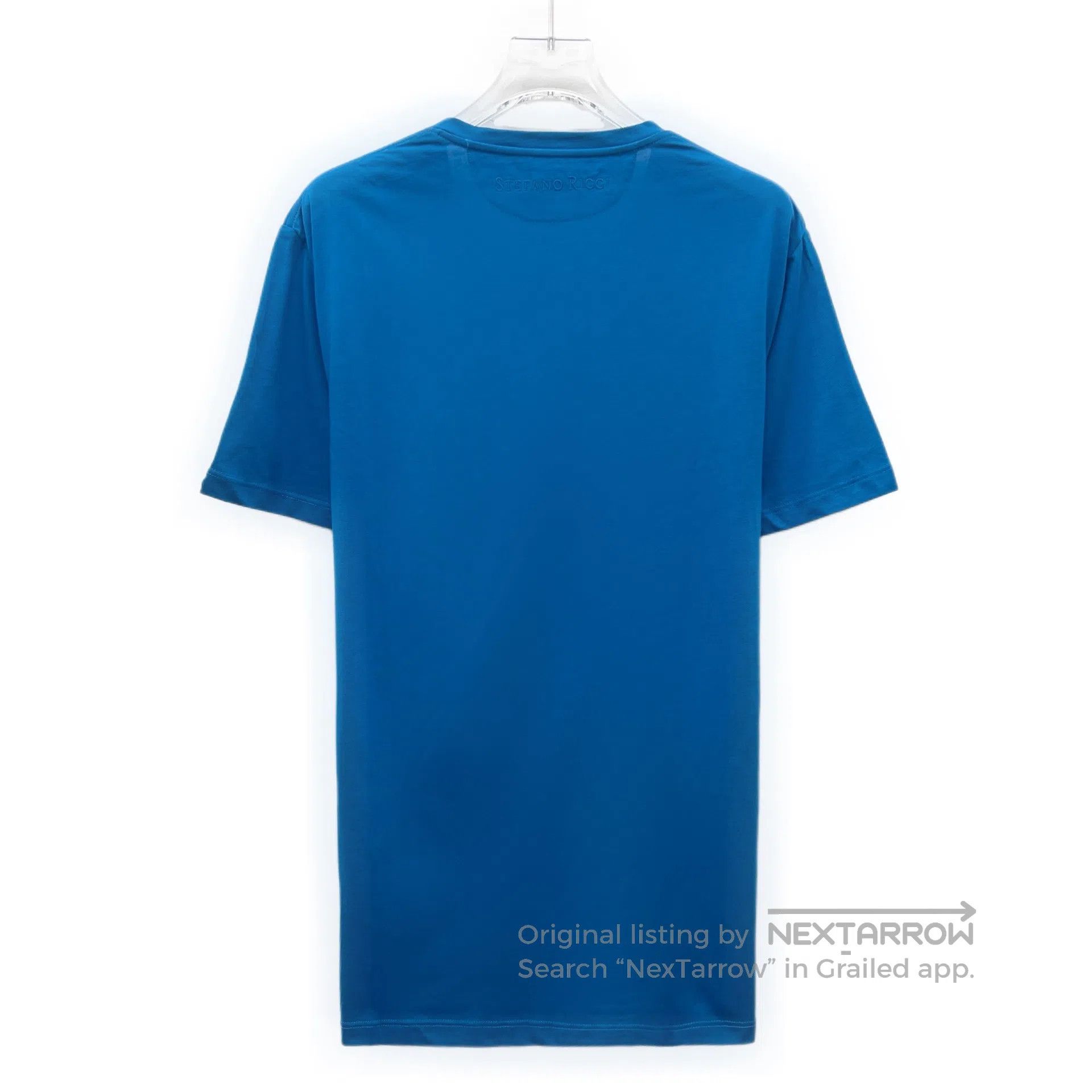 Stefano Ricci Stefano Ricci Blue Eagle Logo Embroidered Cotton Round Nec Size US XS / EU 42 / 0 - 2 Thumbnail