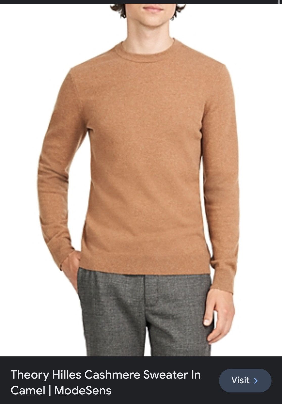Theory Theory CASHMERE sweater-Camel color $395 retail Size US M / EU 48-50 / 2 - 1 Thumbnail