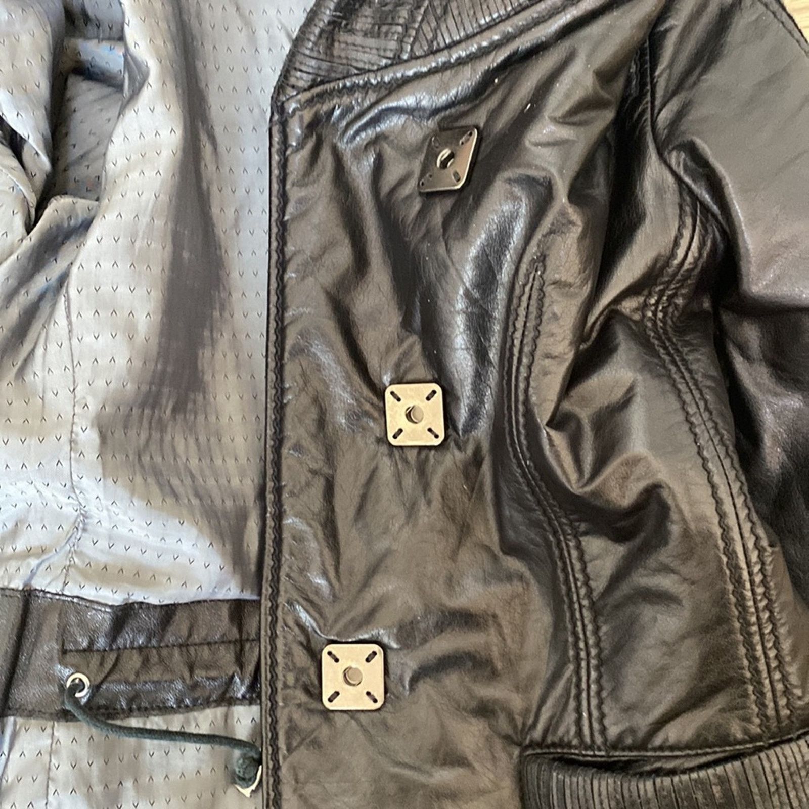 Other Sylvie Schimmel Paris Soft Calf Leather Jacket Size 36 Size XS / US 0-2 / IT 36-38 - 8 Thumbnail