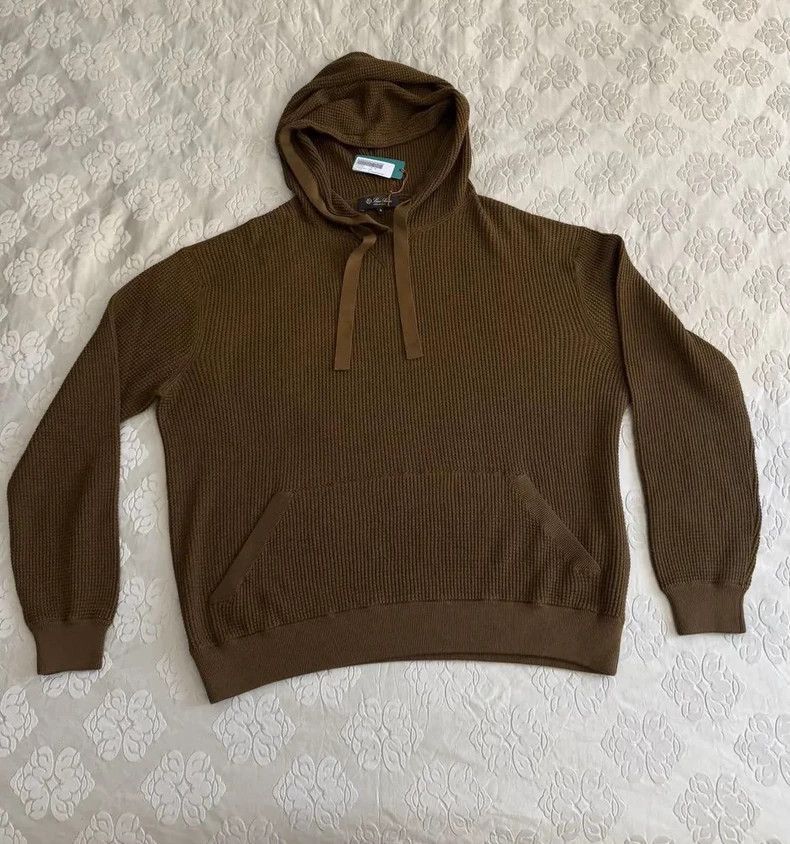 Loro Piana Loro Piana Men's Brown Hooded Sweater Size US S / EU 44-46 / 1 - 3 Thumbnail