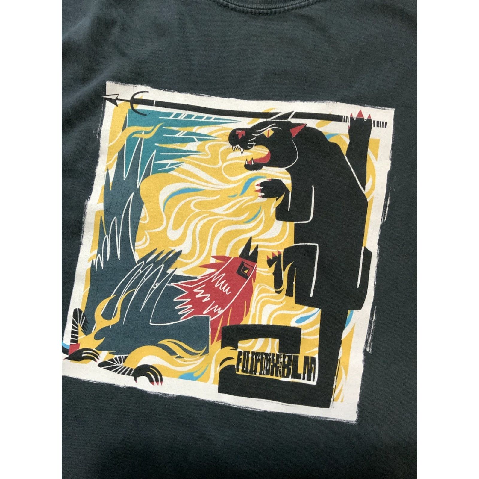Vintage Kampeon T-Shirt Mens Regular Gray XXL Graphic Justice Philippines Filipino S/S Size US XXL / EU 58 / 5 - 7 Thumbnail