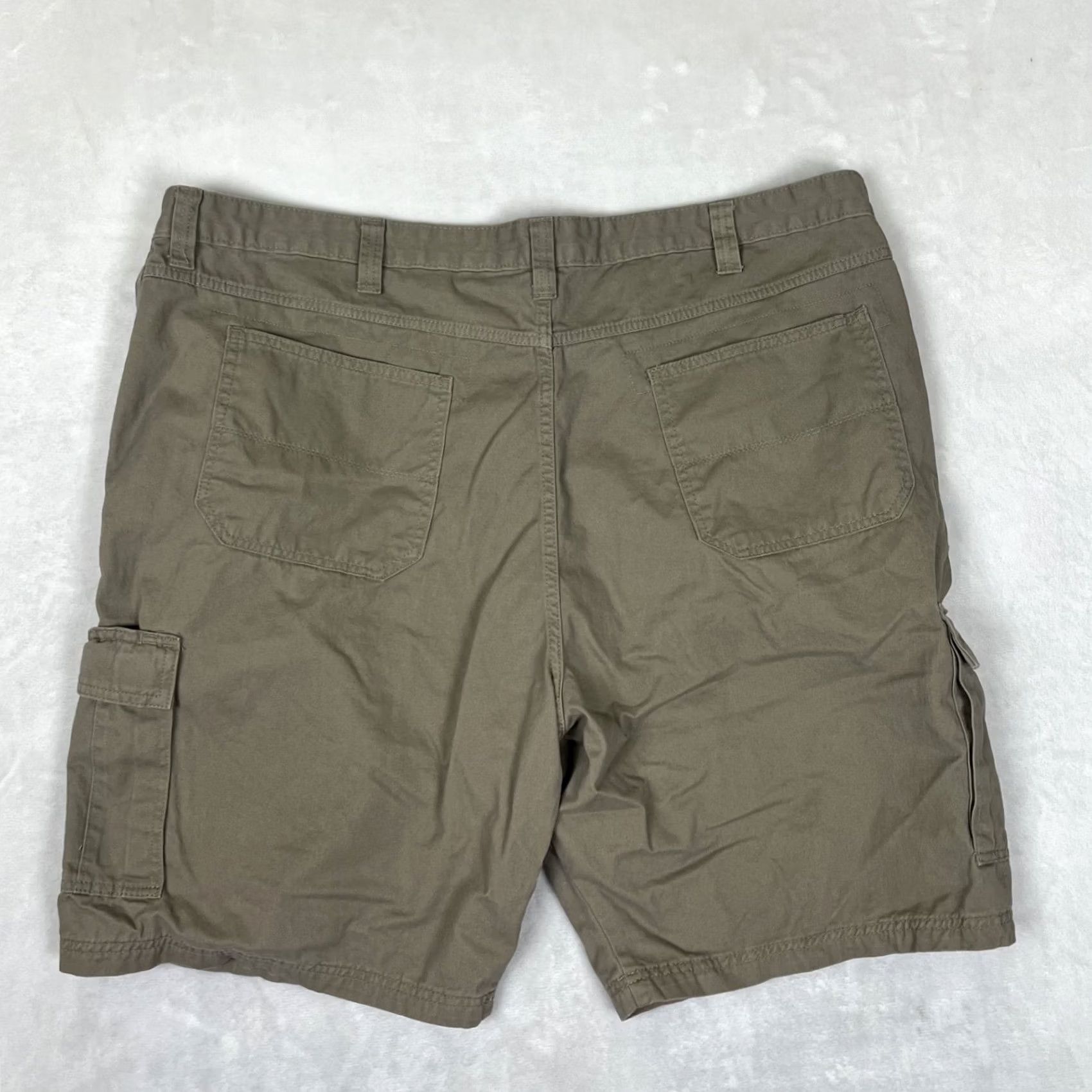 Wrangler Vintage Wrangler Shorts Mens 46 Khaki Brown Cargo Stretch 9 Inseam Utility Y2K Size US 30 / EU 46 - 6 Thumbnail