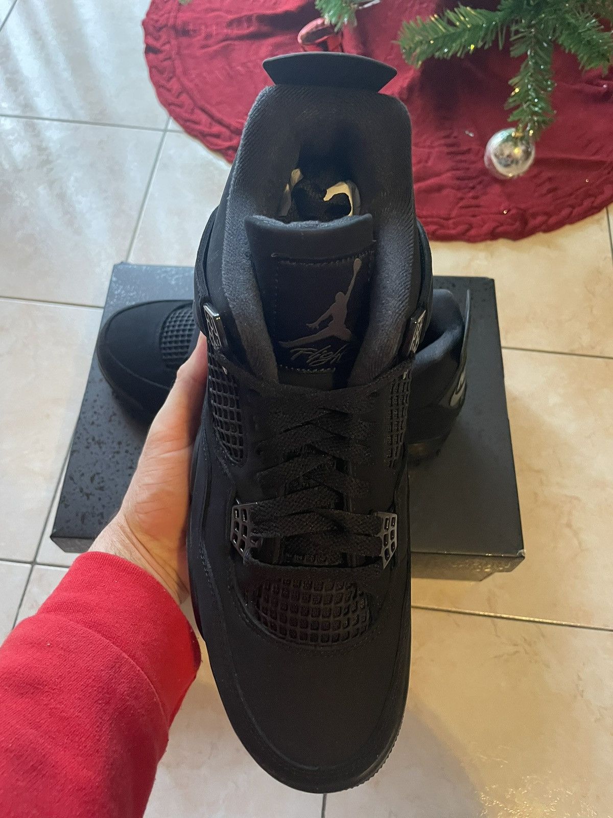 Jordan Brand Nike Air Jordan 4 Black cat 44 Size US 10 / EU 43 - 2 Thumbnail