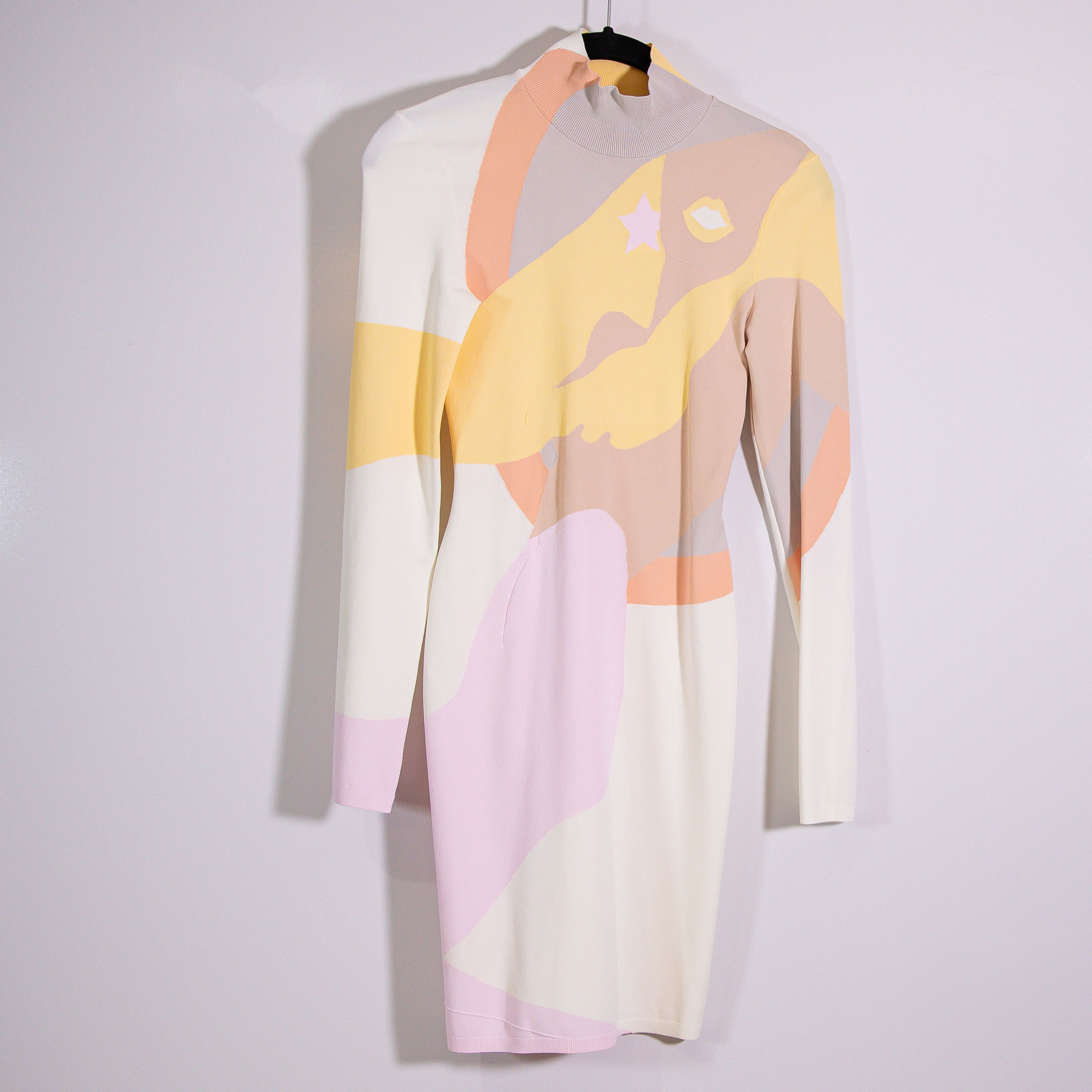 Fendi Fendi Colorblocked Mockneck Long Sleeve Size S / US 4 / IT 40 - 1 Thumbnail
