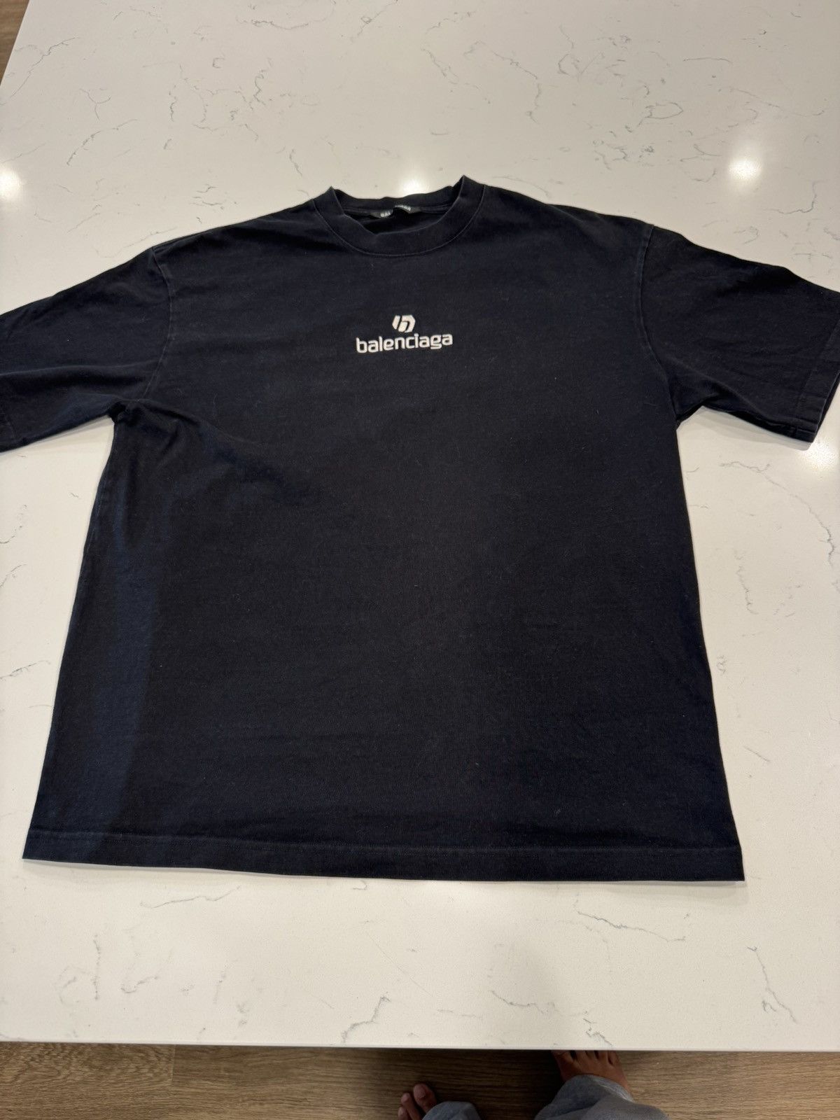 Balenciaga Balenciaga Logo T Shirt Medium Fit Size US M / EU 48-50 / 2 - 1 Thumbnail