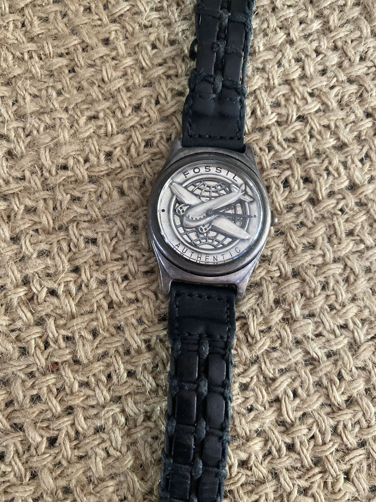 Fossil VINTAGE WOMAN’S AUTHENTIC FOSSIL AIRPLANE WATCH Size ONE SIZE - 4 Thumbnail