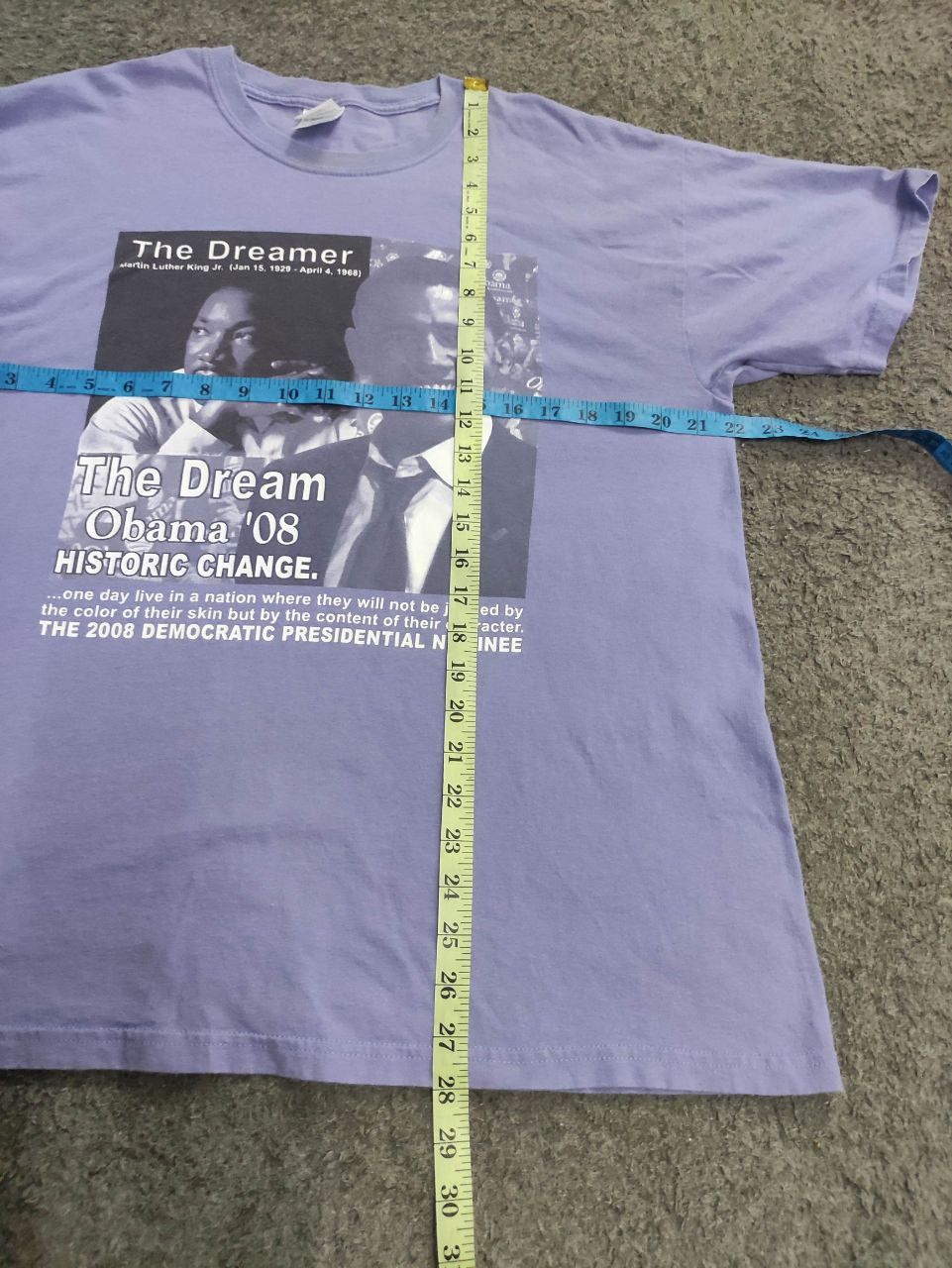 Vintage Vintage Barack Obama Political Tee Tshirt Size US M / EU 48-50 / 2 - 7 Thumbnail
