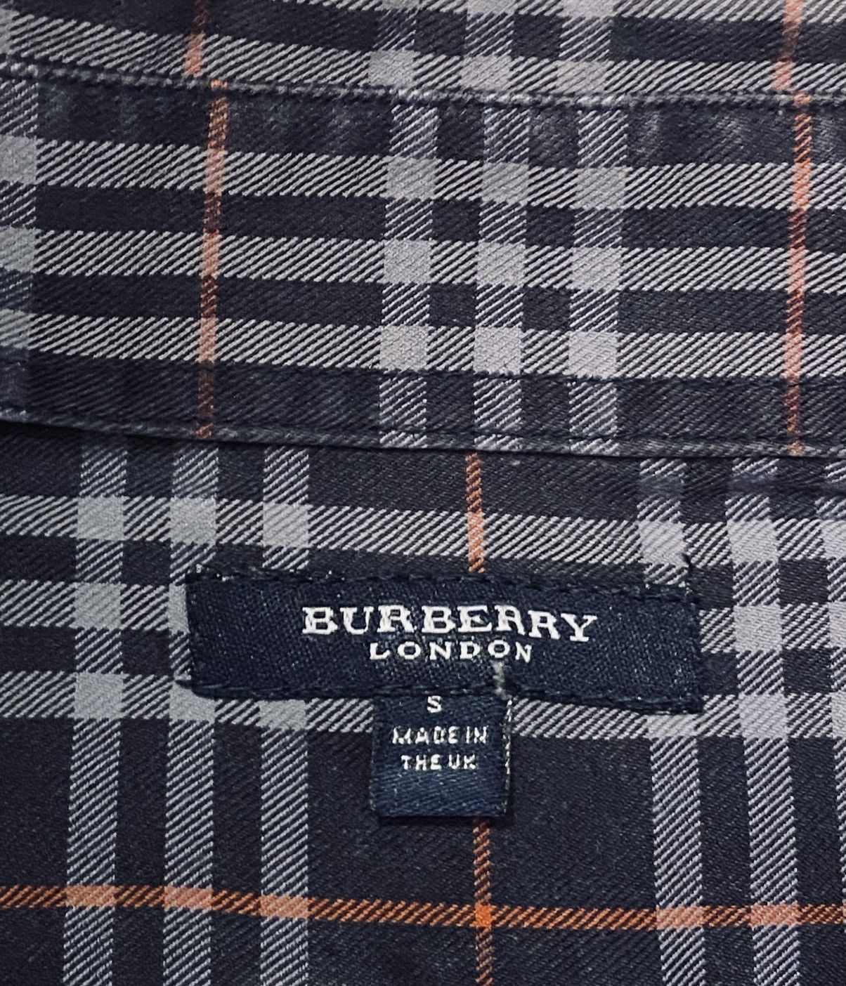 Burberry Burberry Checked Shirt Plaid Button Downs Navy Vintage Nova Size US S / EU 44-46 / 1 - 3 Thumbnail