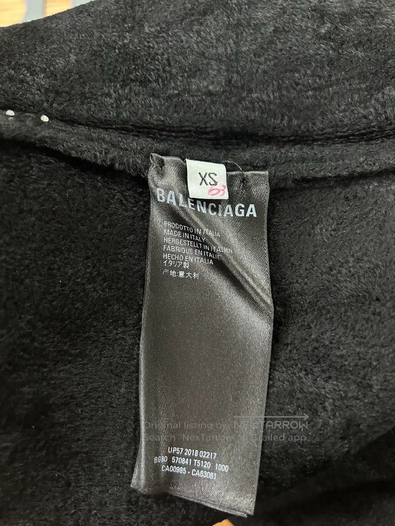 Balenciaga Balenciaga Black Velvet Diamond Sparkle Eiffel Tower Slim Size XS / US 0-2 / IT 36-38 - 8 Thumbnail
