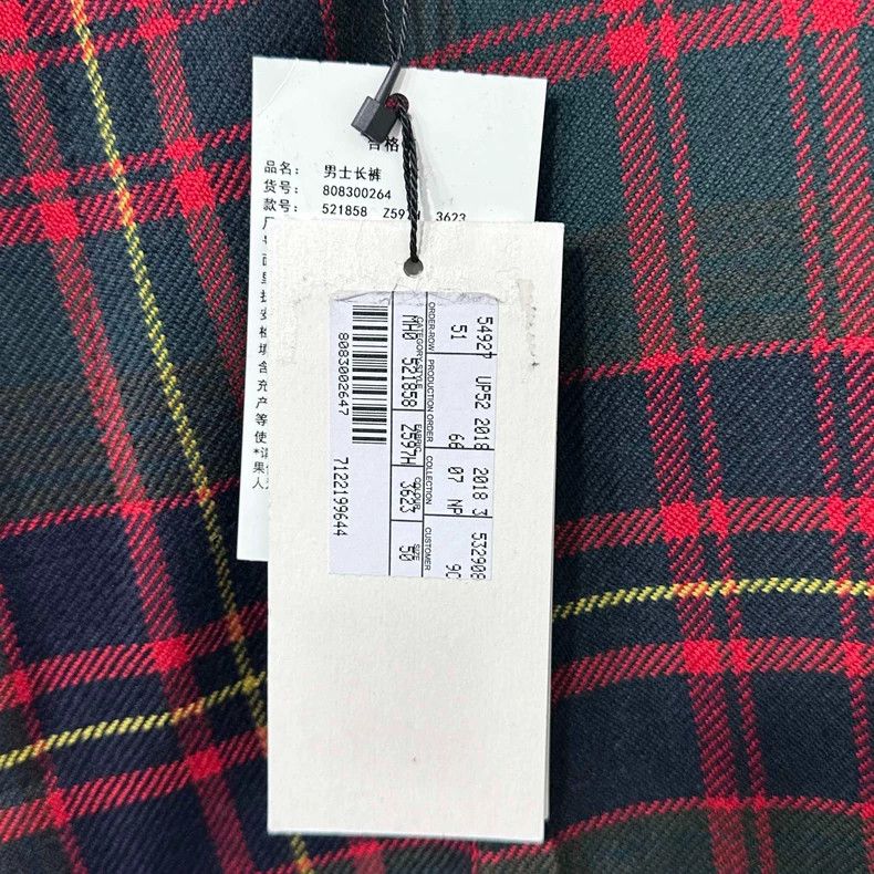 Gucci Gucci Pure wool plaid trousers 2502-Nextarrow Size US 34 / EU 50 - 6 Thumbnail