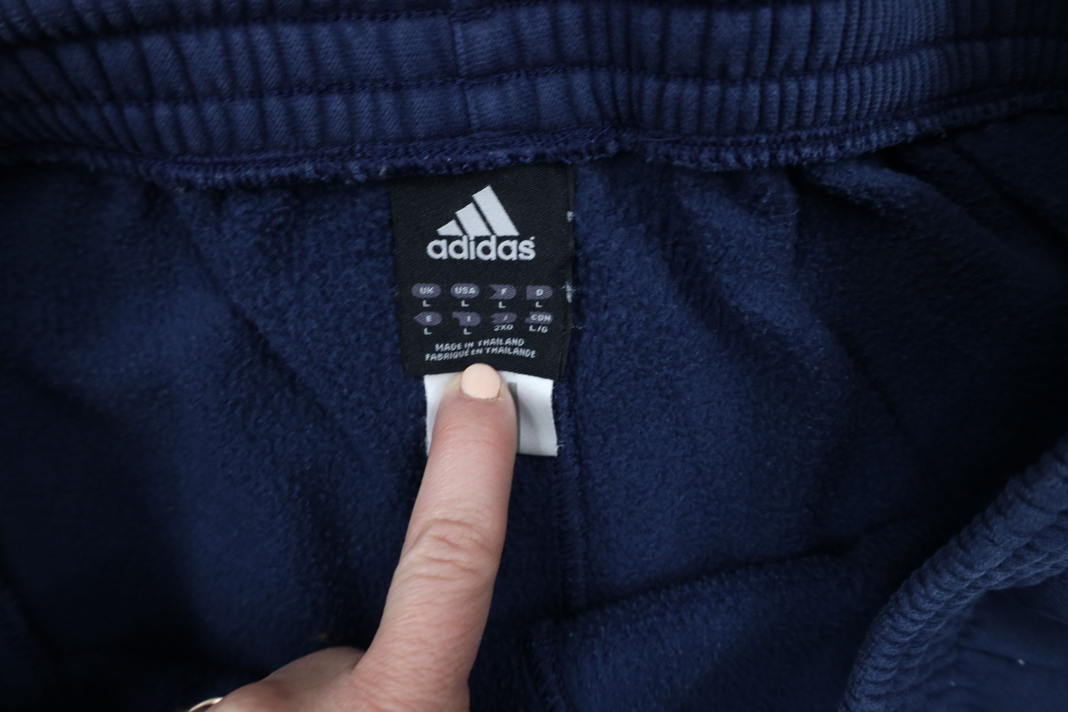 Adidas × Vintage Vintage 90s Y2K Adidas Spell Out Wide Leg Sweatpants Pants Size US 36 / EU 52 - 9 Thumbnail