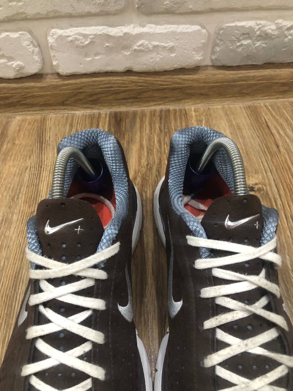 Vintage Vintage Women's Nike Air Zoom Moire + Brown Suede Sneakers Size US 8 / IT 38 - 3 Thumbnail