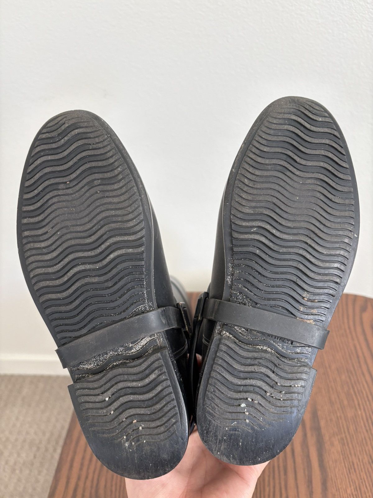 Givenchy STEAL! Givenchy Rubber Boots Black Knee High Rain Boots Size US 7 / IT 37 - 5 Thumbnail