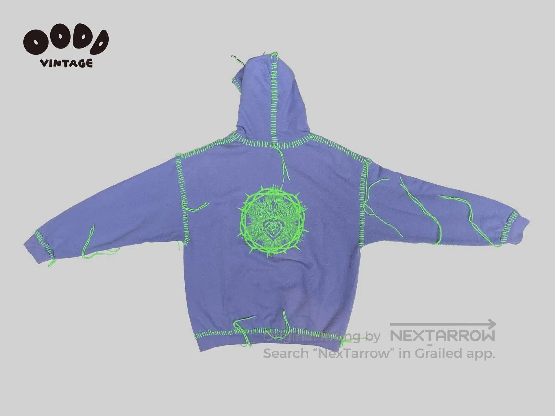 Japanese Brand TEIN Clothing Embroidered Hoodie. Size US M / EU 48-50 / 2 - 4 Thumbnail