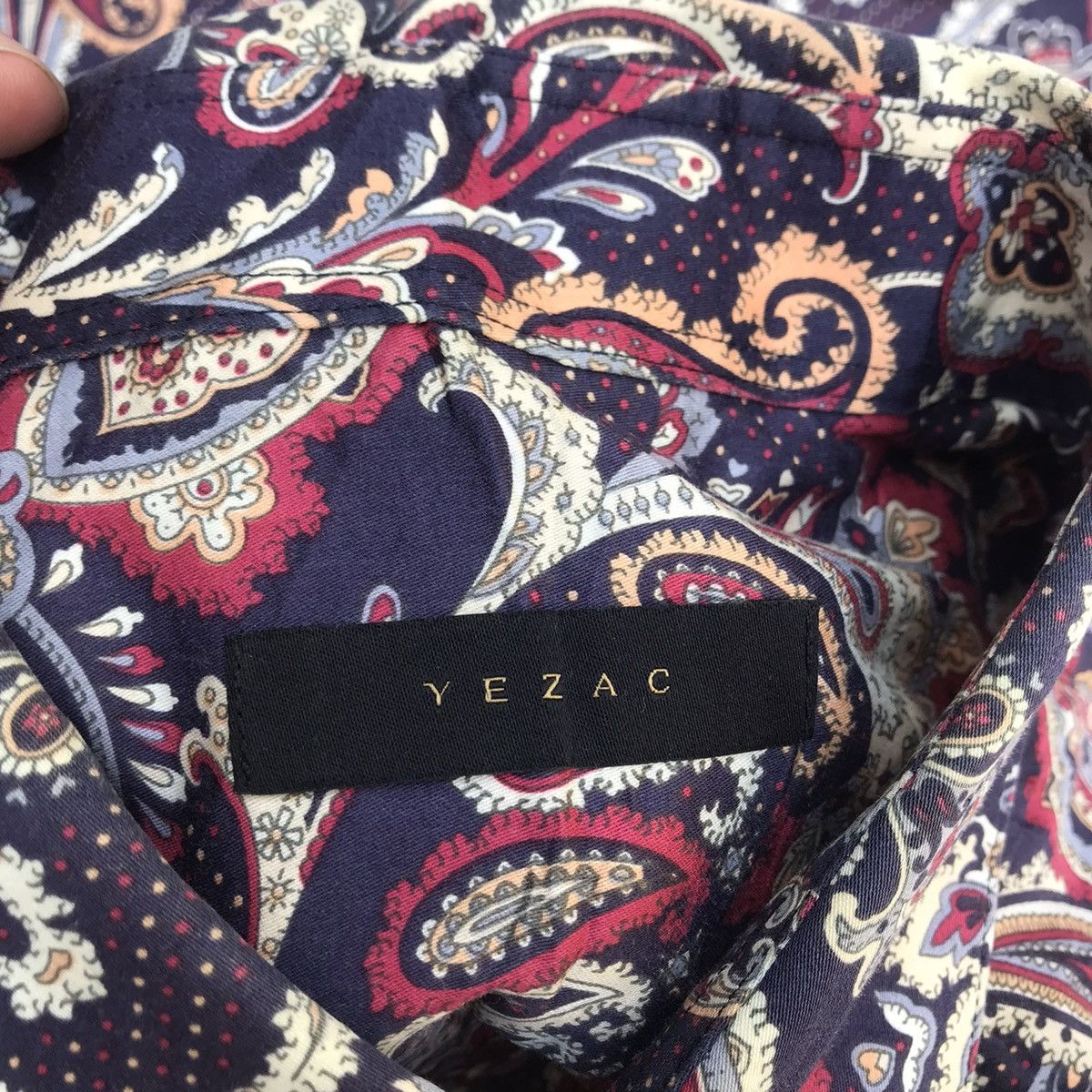 Other Paisley Short Sleeves Shirt yezac Sugar cane sweet purple pa Size US L / EU 52-54 / 3 - 8 Thumbnail