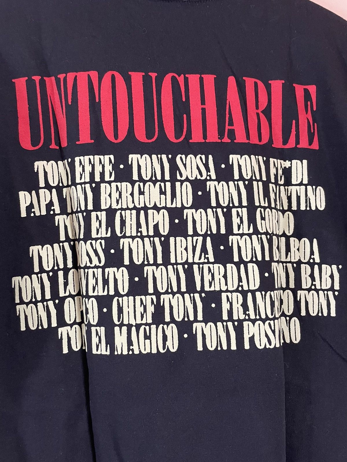 Tony Effe Dark Polo Gang Untouchable T-shirt
