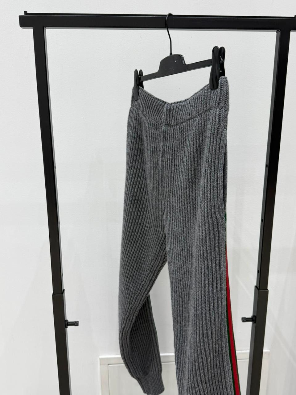 Gucci CC28 Web Stripe Wool & Cashmere Pant in Grey Size US 30 / EU 46 - 3 Thumbnail