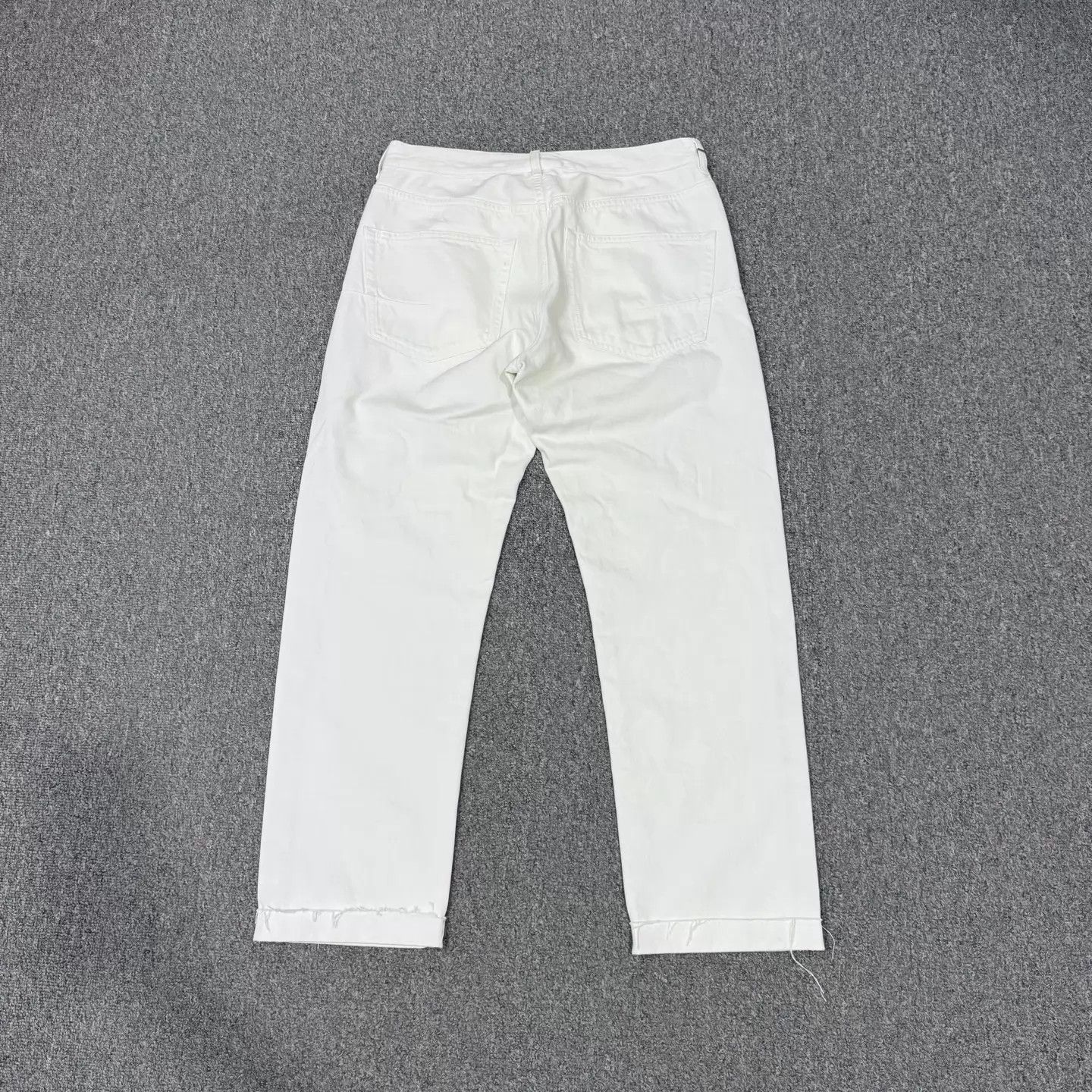 Dior Dior white webbing cuffed jeans 38 99 New Size 27" / US 4 / IT 40 - 2 Thumbnail