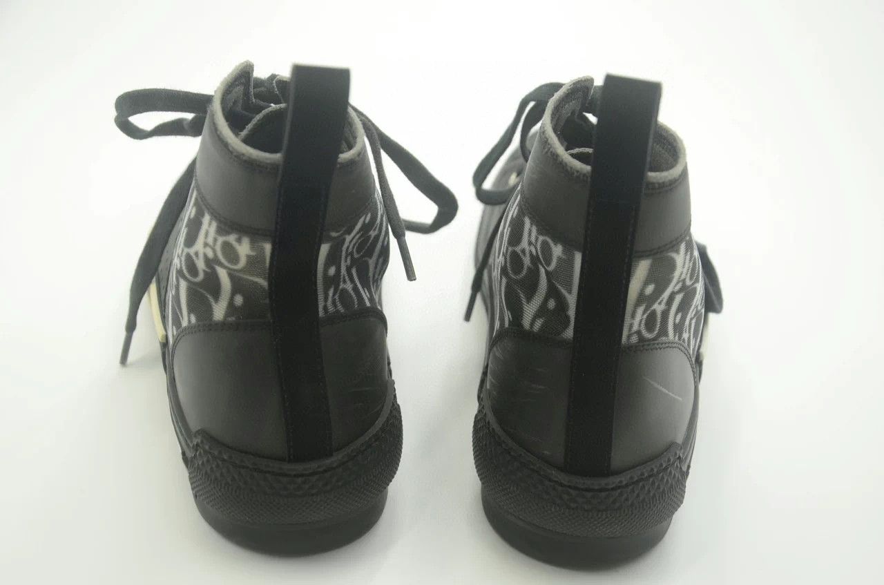 Dior Dior B23 High-Top Oblique Black Sneaker Size US 7.5 / EU 40-41 - 4 Thumbnail