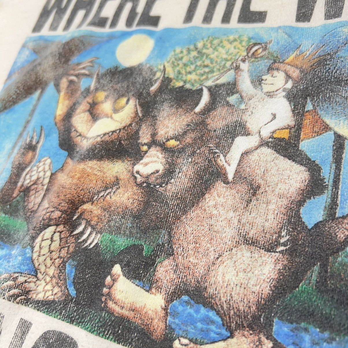 Junk Food Junk Food Tee Shirt Where The Wild Things Are Faded Y2K Size M / US 6-8 / IT 42-44 - 4 Thumbnail