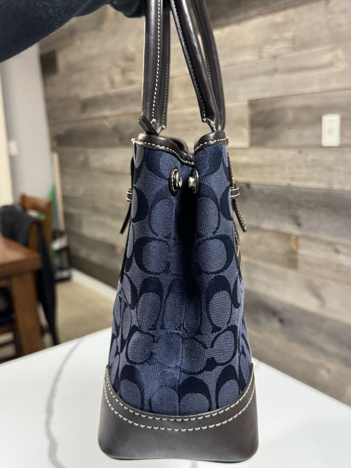 Coach Coach Vintage 2007 Hampton Signature Canvas Satchel Bag Size ONE SIZE - 8 Thumbnail