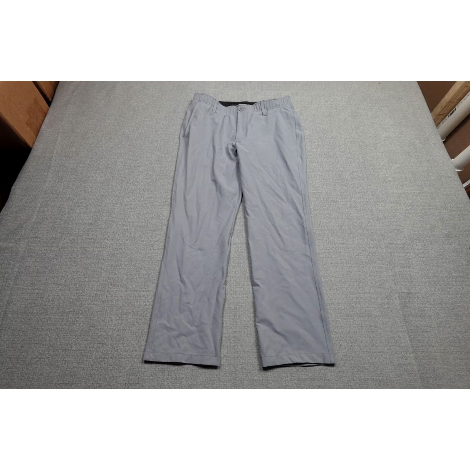 Under Armour Under Armour Golf Pants Mens 34x30 Gray Relaxed Fit Chino Stretch Microfiber Pants Size US 34 / EU 50 - 2 Thumbnail