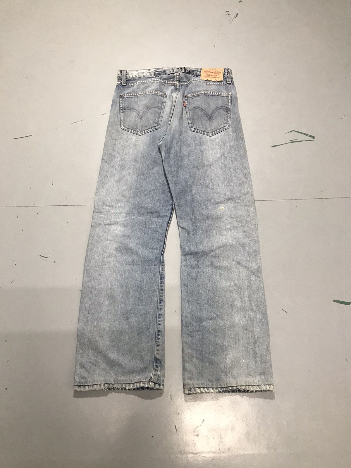 Levi's Vintage Levi’s buckle belt distressed denim Size US 32 / EU 48 - 2 Thumbnail